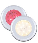 Lampa sufitowa światło czerwone/białe chromowana Batsystem 9475CRV