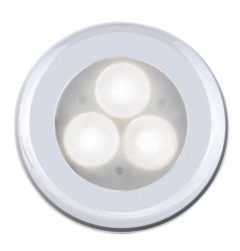 Lampa sufitowa z rozpraszaniem światła Nova 30° chromowana Batsystem 9472c, oświetlenie jachtu, oświetlenie łodzi
