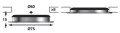 Lampa sufitowa biała Batsystem 9694v, oświetlenie sufitowe