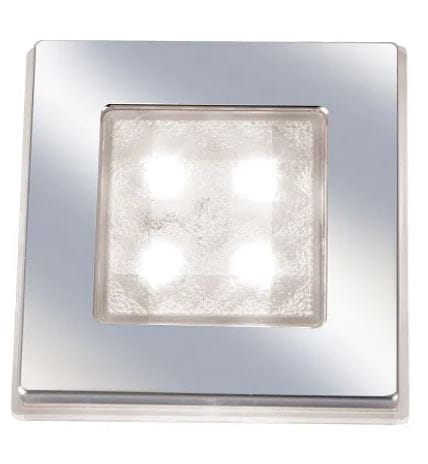 Lampa sufitowa chromowana matowa Batsystem 9695mk, oświetlenie jachtowe