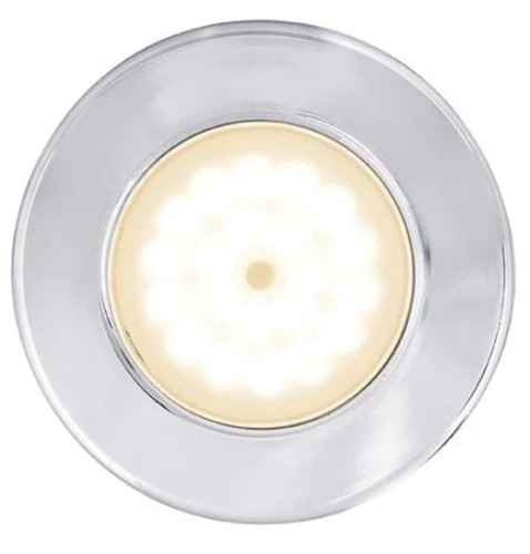 Lampa sufitowa chromowana Batsystem 9466c, oświetlenie jachtowe