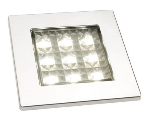 Lampa sufitowa chromowana matowa Batsystem 9790mk, oświetlenie jachtowe