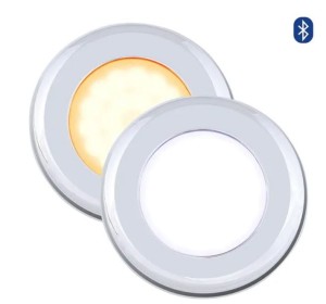 Lampa sufitowa z Bluetooth chromowana Batsystem  9485BTc