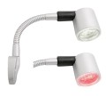 Lampa mapowa srebrna matowa Batsystem 94447-130ms, oświetlenie jachtowe