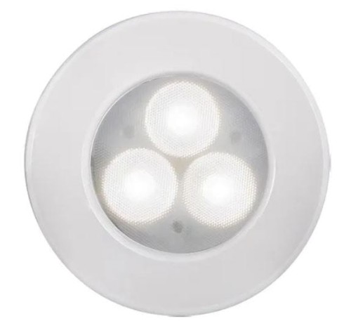 Lampa sufitowa 50° Pinto biała Batsystem 9479v,  oświetlenie jachtowe, oświetlenie łodzi