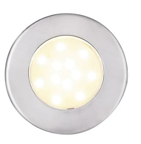 Lampa sufitowa szczotkowana stal Corona Batsystem 9797-1,  oświetlenie jachtowe, oświetlenie łodzi