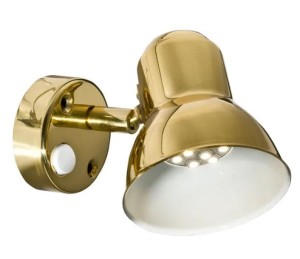 Lampa ścienna Classic mosiądz Batsystem 9400b