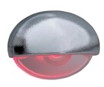 Lampa schodkowa LED Batsystem IP 66 chromowana czerwone światło 8872C
