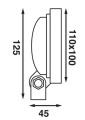 Lampa pokładowa Workinglight  Batsystem 9556, oświetlenie jachtowe