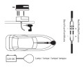 Lampa nawigacyjna Batsystem biała 9002v