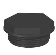 Korek 1½” BSP Black  Trudesign 90918