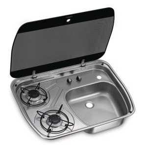 Kuchenka dwupalnikowa ze zlewozmywakiem HSG 2445 9103301741 Dometic