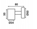 Lampa Batsystem TUBE D1 2093-D1USB, oświetlenie, oświetlenie jachtowe