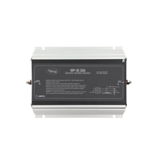 Izolator galwaniczny 32A Whisper Power 60110150, korozja galwaniczna