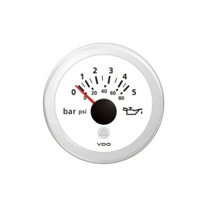 Wskaźnik ciśnienia oleju VDO 0-5 BAR 52 mm VDO-A2C59514211