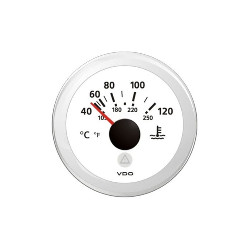Wskaźnik temperatury płynu chłodniczego VDO 120°C 52 mm A2C59514237, jacht, łódź