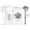 Czujnik poziomu świeżej wody VDO Sensor 4-20 mA VDO N02-240-402, jacht, łódź